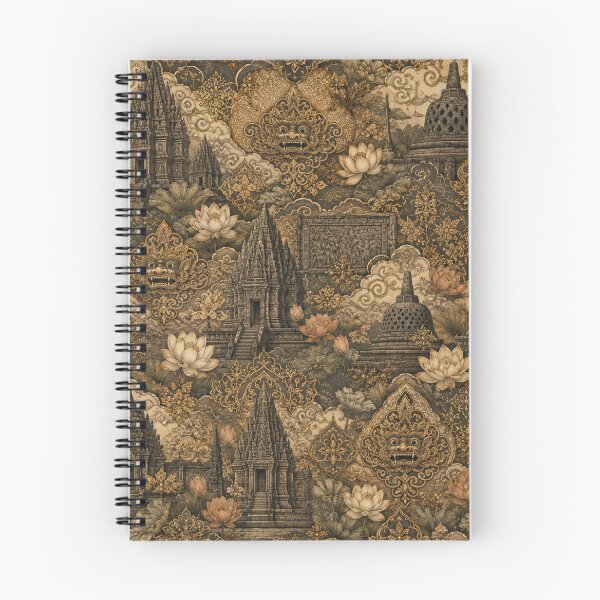 Item preview, Indonesian Temple Heritage | Borobudur & Prambanan Inspired Batik Art designed and sold by Siti Hoiriyah.