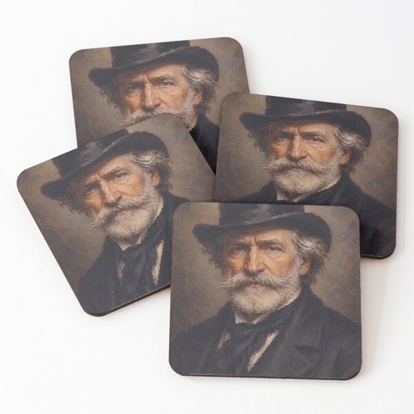 Item preview, Giuseppe Verdi painting. designed and sold by GalleryKauffeld.
