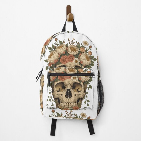 Item preview, Floral Skull Memento Mori  designed and sold by carthagia.