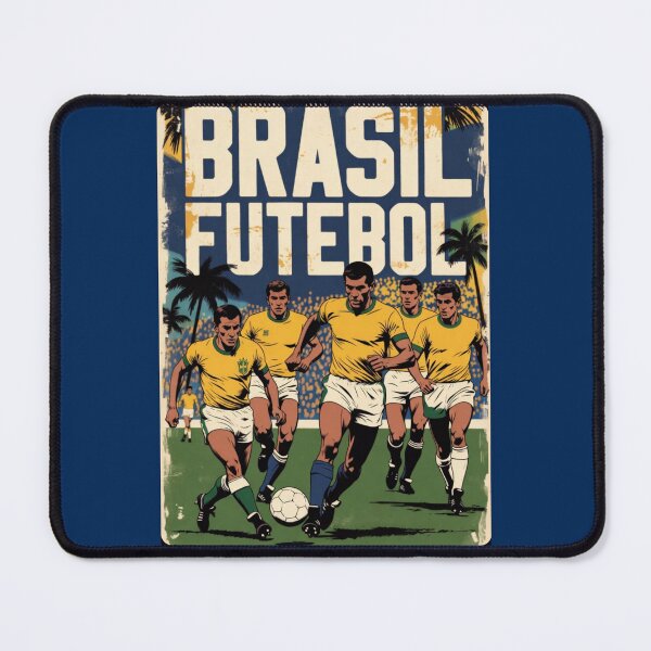 Item preview, Brasil futebol retro illustration design /Brazilian national football team  designed and sold by Nexus Space.