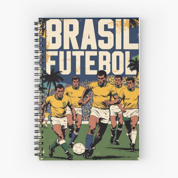 Item preview, Brasil futebol retro illustration design /Brazilian national football team  designed and sold by Nexus Space.