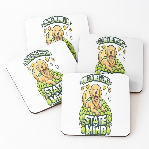 Item preview, Golden Retriever State Of Mind Funny Dog Lover Tennis Ball Gift designed and sold by ClaussShop.