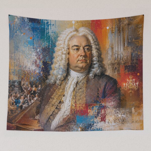 Artikelvorschau, Gemälde von Georg Friedrich Händel. entworfen und verkauft von GalleryKauffeld.