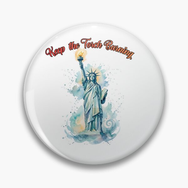 Item preview, Watercolor Keep the Torch Burning Art designed and sold by laughingshirts.