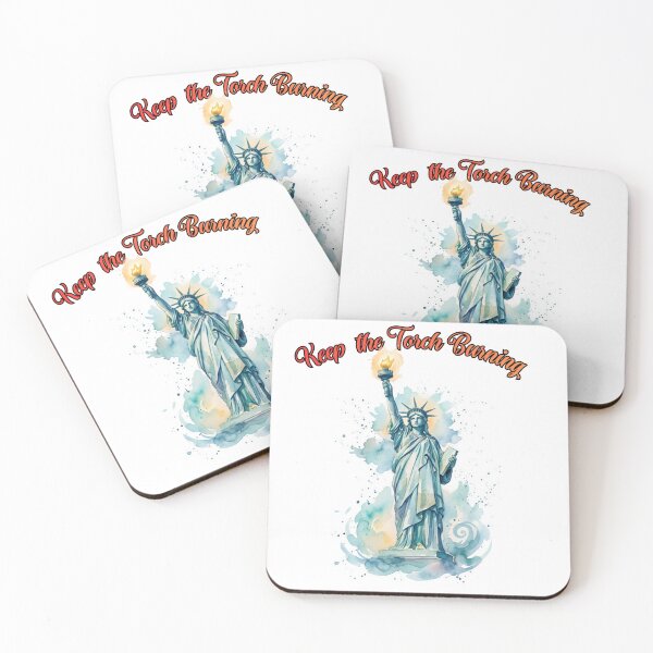 Item preview, Watercolor Keep the Torch Burning Art designed and sold by laughingshirts.
