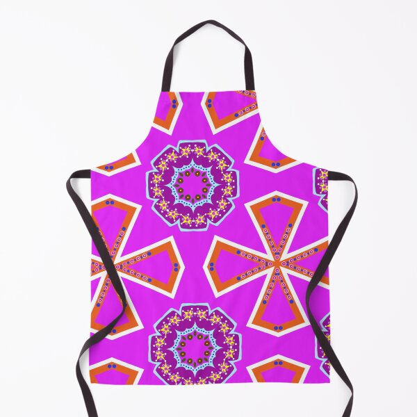 Item preview, Vibrant Pink, Orange and Yellow Star Geometric Mandala designed and sold by Tinsleybluebell.