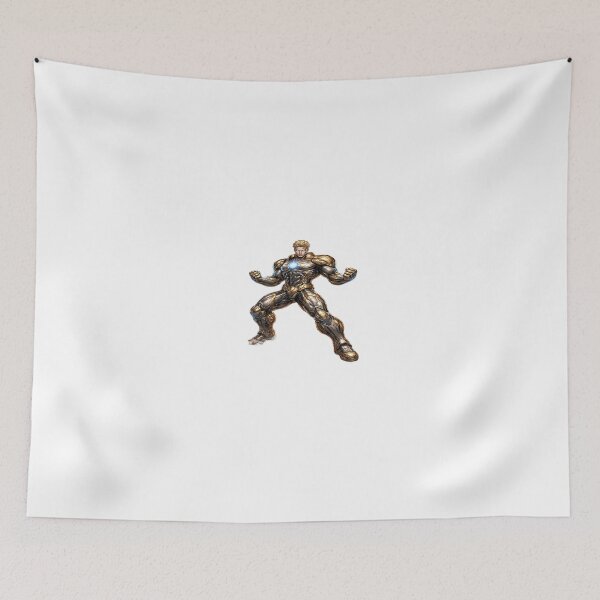 Item preview, Titanium Vanguard – Futuristic Armored Superhero Illustration designed and sold by Artisan Finds Online.