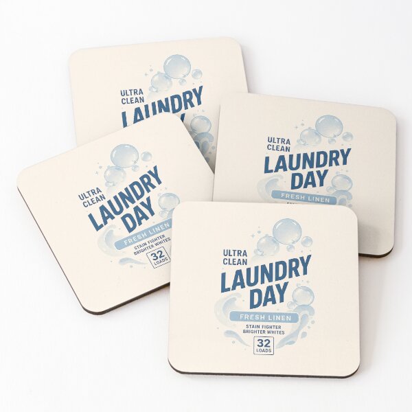 Item preview, Laundry Day Clean Fresh Poster designed and sold by VibePrints101.
