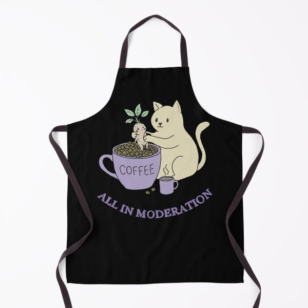 Item preview, Coffee Cat and Mandrake Folk Art Illustration designed and sold by LeshanArt.