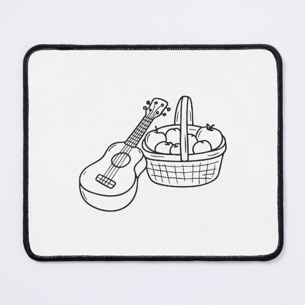Item preview, Ukulele Beside Fruit Picnic Basket designed and sold by rasagamastore.