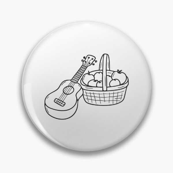 Item preview, Ukulele Beside Fruit Picnic Basket designed and sold by rasagamastore.