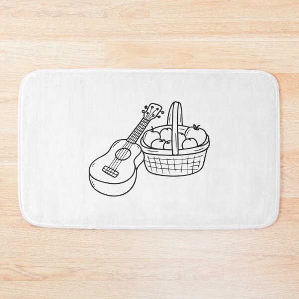 Item preview, Ukulele Beside Fruit Picnic Basket designed and sold by rasagamastore.