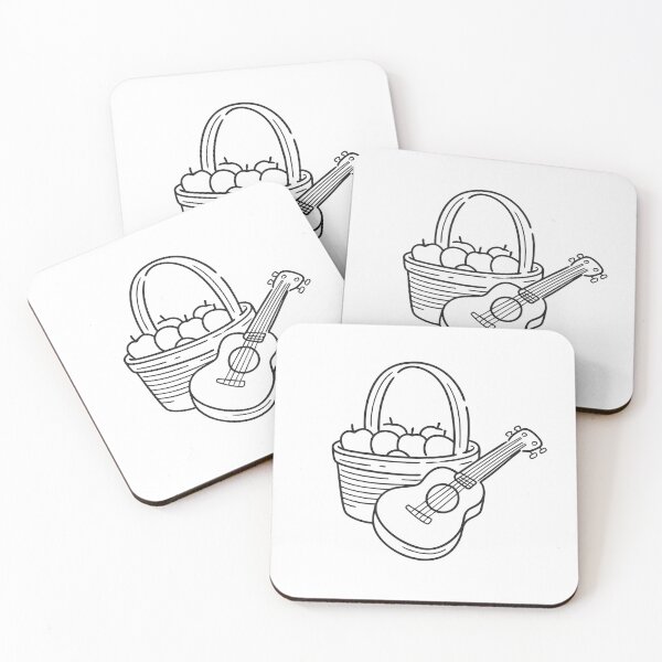 Item preview, Ukulele Near Picnic Basket designed and sold by rasagamastore.
