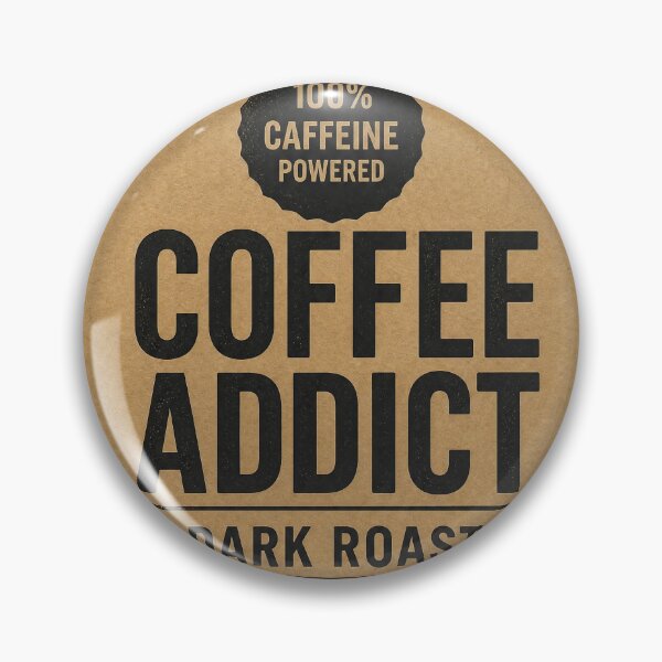 Item preview, Coffee Addict Typography Vintage designed and sold by VibePrints101.
