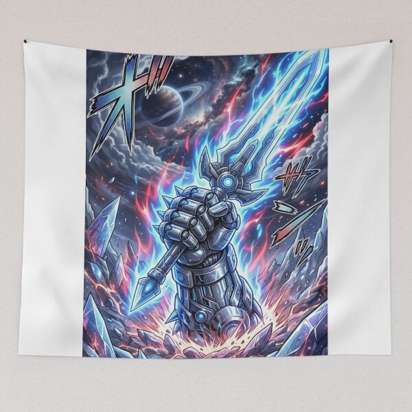 Item preview, Cosmic Mecha Blade: Futuristic Gauntlet and Energy Sword designed and sold by Dzblack.