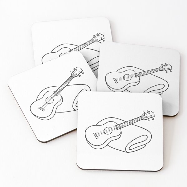 Item preview, Ukulele Resting on Cozy Blanket designed and sold by rasagamastore.