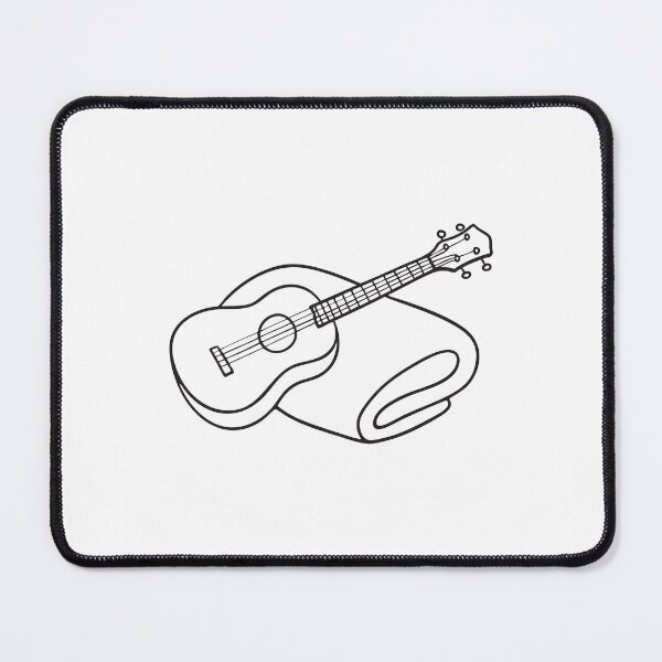 Item preview, Ukulele Resting on Cozy Blanket designed and sold by rasagamastore.