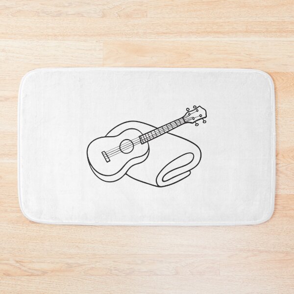 Item preview, Ukulele Resting on Cozy Blanket designed and sold by rasagamastore.