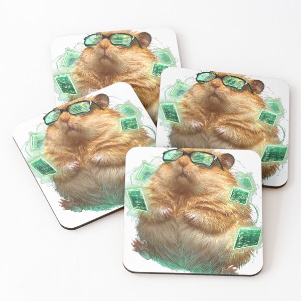 Item preview, Hacker Hamster Grid designed and sold by pumsquare.