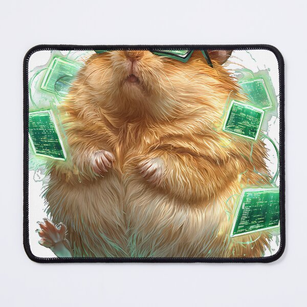 Item preview, Hacker Hamster Grid designed and sold by pumsquare.