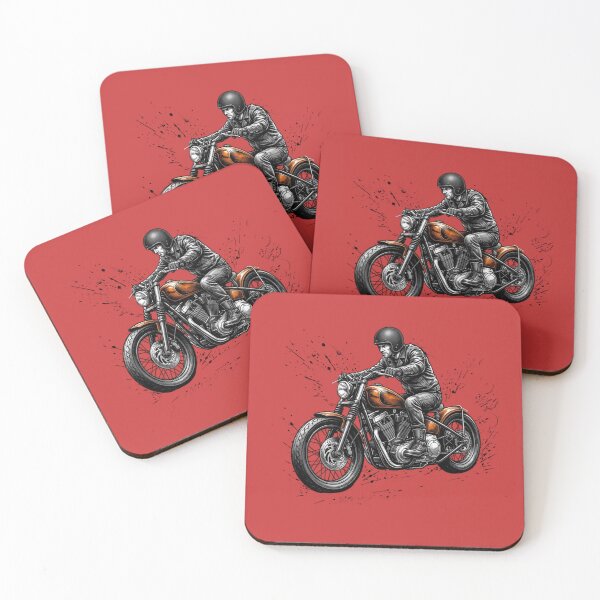 Item preview, Vintage Motorcycle Rider Sketch designed and sold by Utopian-Magic.
