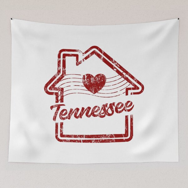 Item preview, Tennessee is Home - Vintage Distressed Red Stamp designed and sold by chaaval.