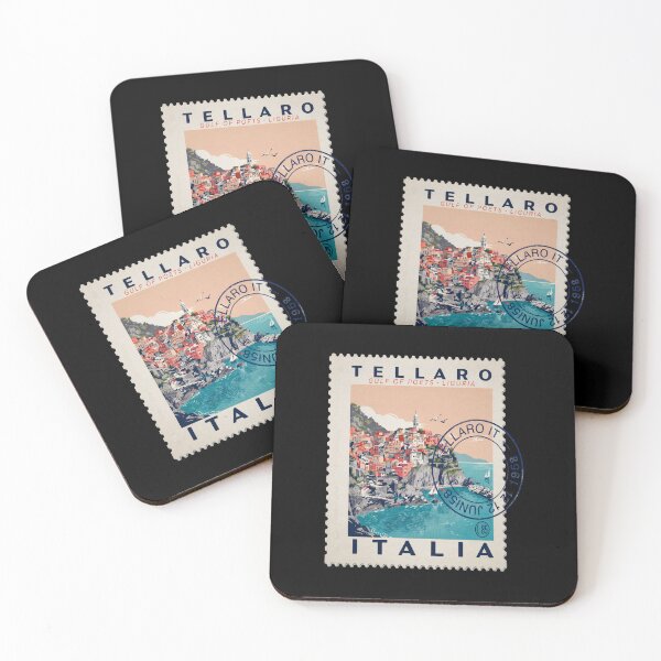 Item preview, Tellaro Italy Gulf of Poets Postage Stamp Sticker designed and sold by stickercuffs.