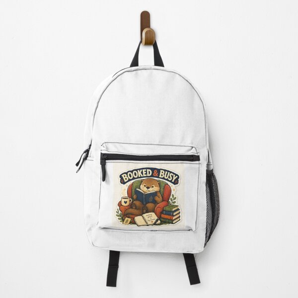 Item preview, Booked And Busy Reading Otter designed and sold by MohamedAbozaid1.