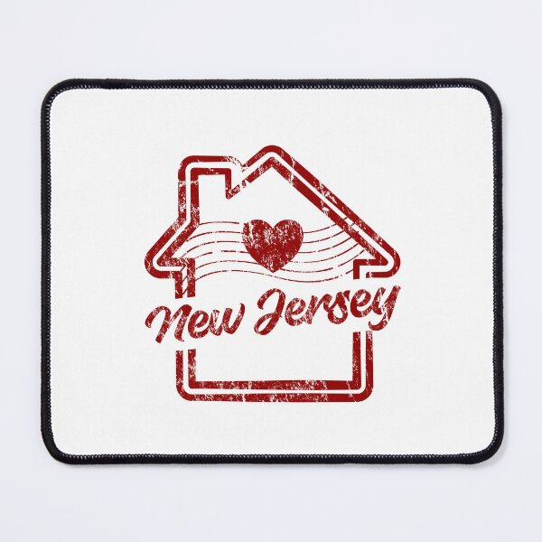 Item preview, New Jersey is Home - Vintage Distressed Red Stamp designed and sold by chaaval.