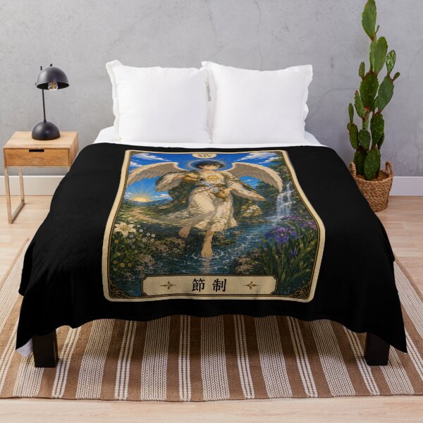 Item preview, Tarot card temperance in anime style designed and sold by ProjecTees.
