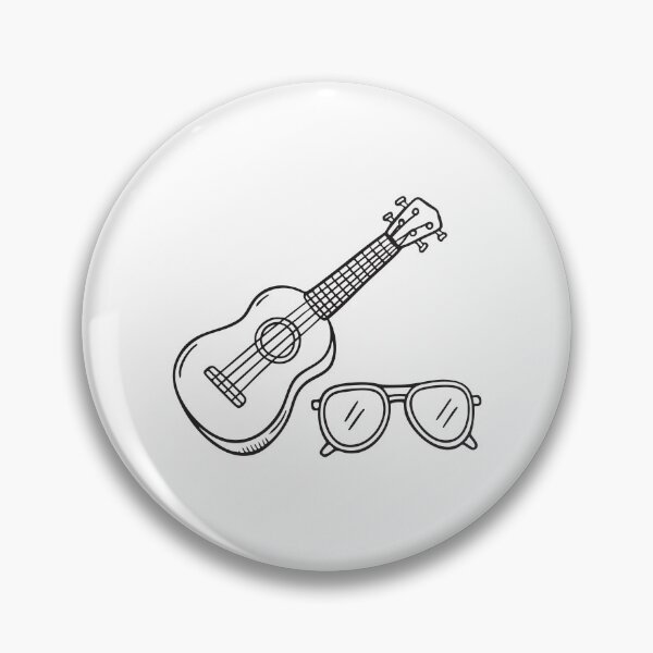Item preview, Ukulele Beside Folded Sunglasses designed and sold by rasagamastore.