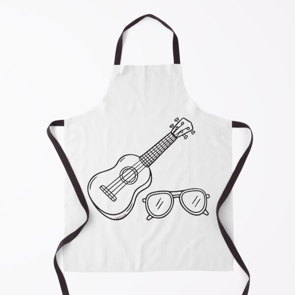 Item preview, Ukulele Beside Folded Sunglasses designed and sold by rasagamastore.