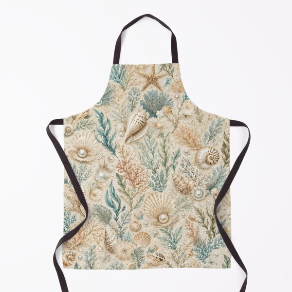 Item preview, Elegant Coastal Seashell and Coral Seamless Pattern designed and sold by Siti Hoiriyah.