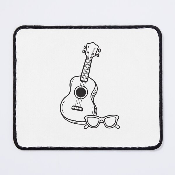 Item preview, Ukulele Next to Folded Sunglasses designed and sold by rasagamastore.