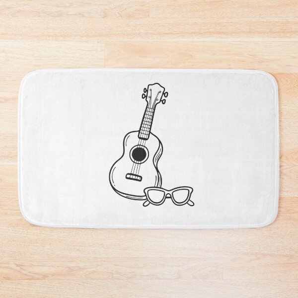 Item preview, Ukulele Next to Folded Sunglasses designed and sold by rasagamastore.