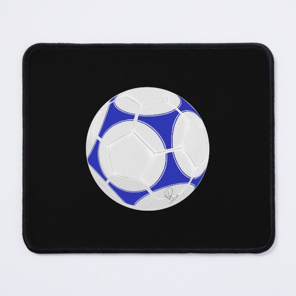 Item preview, Ink Blue Hand Drawn Soccer Ball Graphic designed and sold by Rhapsodic1290.