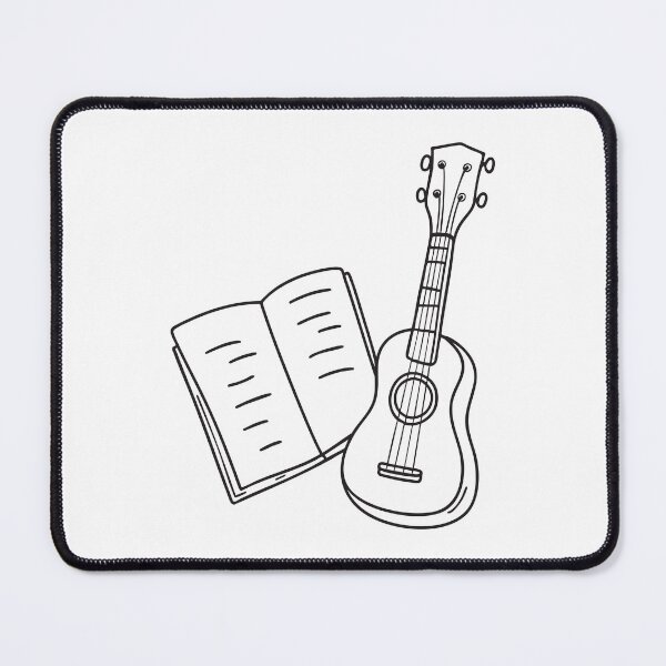 Item preview, Ukulele Beside Sheet Music Notebook designed and sold by rasagamastore.