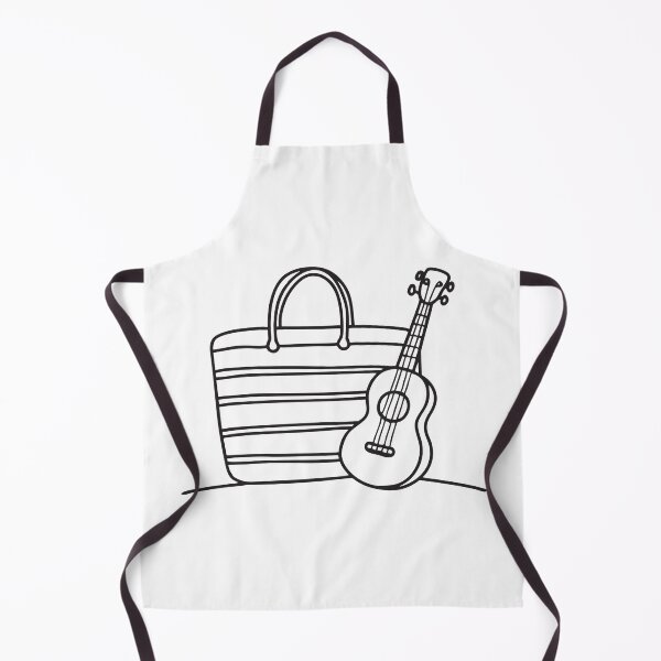Item preview, Ukulele Beside Colorful Beach Bag designed and sold by rasagamastore.