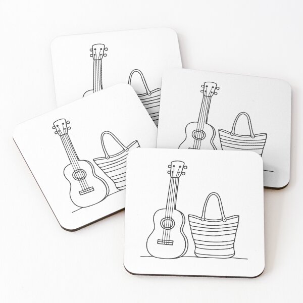 Item preview, Ukulele Next to Large Beach Bag designed and sold by rasagamastore.