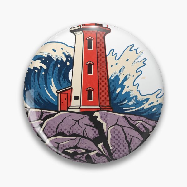 Item preview, Peggy's Cove Lighthouse Nova Scotia Canada Vintage Travel Poster Retro 70s designed and sold by negruj.