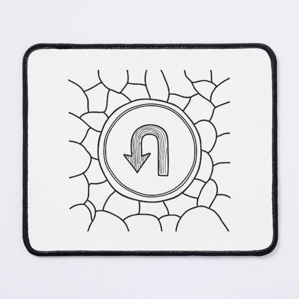 Item preview, Faded U Turn Arrow on Pavement designed and sold by rasagamastore.