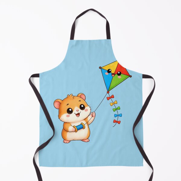 Item preview, Cute Hamster Flying Colorful Rainbow Kite Spring Design designed and sold by Seculinator.