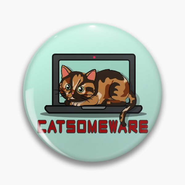 Item preview, Catsomeware | Funny Computer Cat Pun | Programmer & Cat Lover Gift designed and sold by Fun Funky Designs.