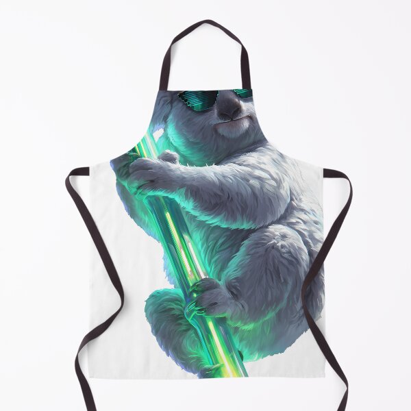 Item preview, Koala de bambú ciberpunk designed and sold by pumsquare.