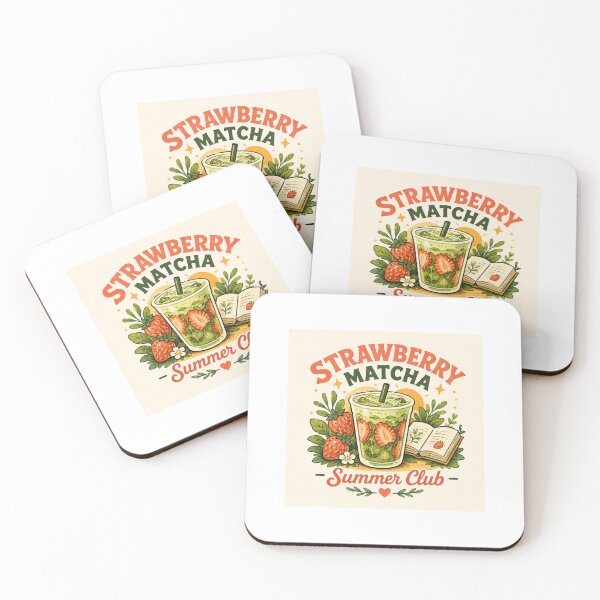 Item preview, Strawberry Matcha Summer Club Drink designed and sold by MohamedAbozaid1.