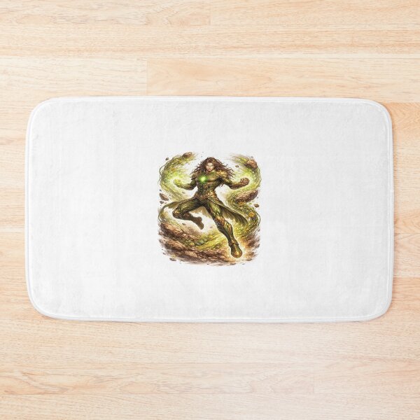 Aperçu de l'œuvre Naturebound Sentinel – Elemental Earth Guardian Illustration créée et vendue par Artisan Finds Online.