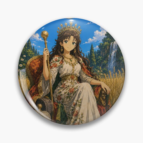 Item preview, Tarot card the empress in anime style designed and sold by ProjecTees.