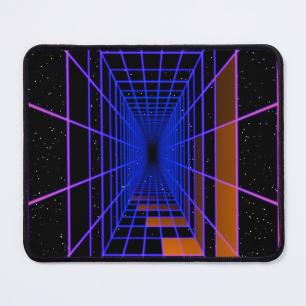Item preview, Rectangular Wireframe Tunnel & Orange Cells designed and sold by Electric Shock!! Design.