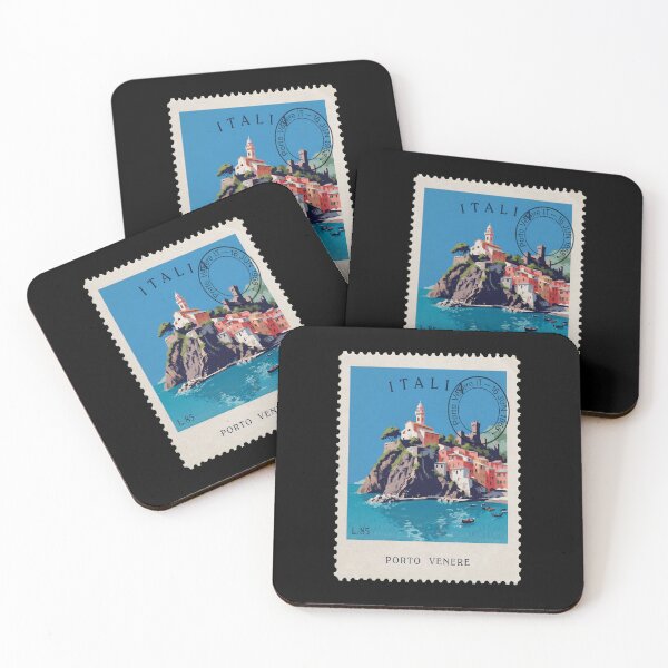 Item preview, Porto Venere Italy Gulf of Poets Postage Stamp Sticker designed and sold by stickercuffs.