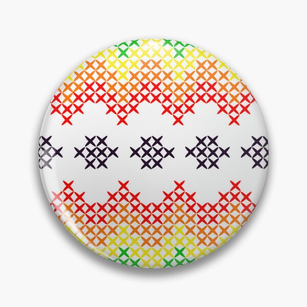Item preview, Rainbow wave cross stitch design. designed and sold by atika-atk.